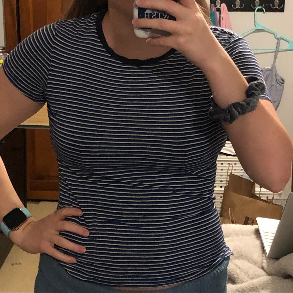 American Eagle Soft and Sexy Striped T-shirt  XS